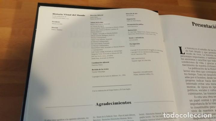 Libros de segunda mano: HISTORIA VISUAL DEL MUNDO. - Foto 2