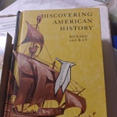 Libros de segunda mano: DISCOVERING AMERICAN HISTORY RICKARD AND RAY