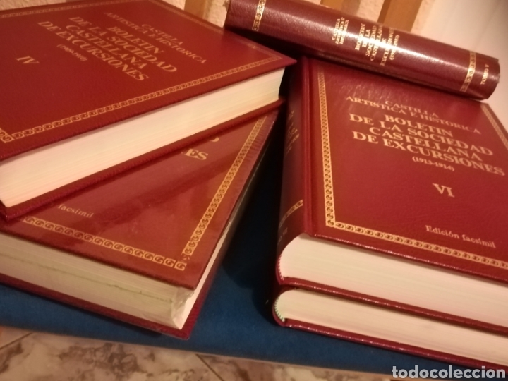 Gebrauchte B&uuml;cher: Bolet&iacute;n de la Sociedad Castellana de Excursiones Castilla Art&iacute;stica e Hist&oacute;rica, 6 tomos