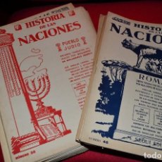 Libros de segunda mano: CINCUENTA Y TRES (53) FASCÍCULOS DE HISTORIA DE LAS NACIONES M. SEGUI EDITOR , SIN FECHA