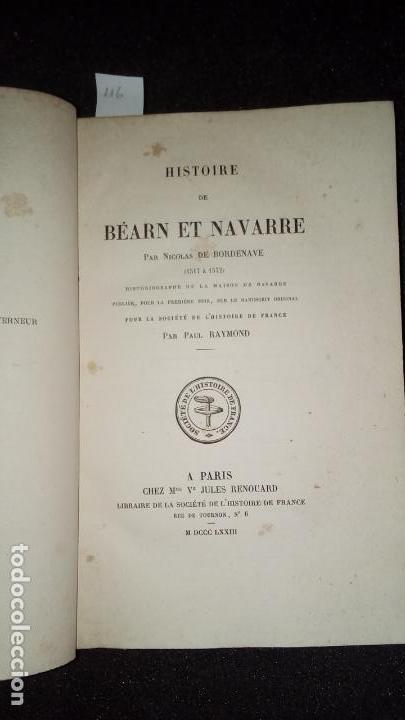 Gebrauchte B&uuml;cher: Bordenave. Historia de la Navarra Francesa. Pais Vasco. Pays Basque.