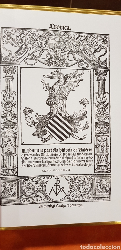 Libros de segunda mano: CRONIQUES DE VALENCIA,facsimil - Foto 3