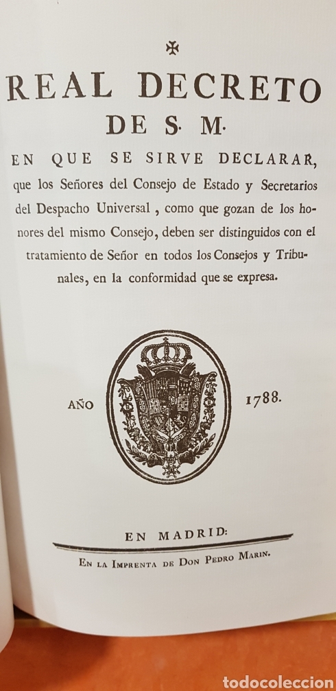 Libros de segunda mano: PROVIDENCIAS DEL CONSEJO,1788,facsimil. - Foto 7