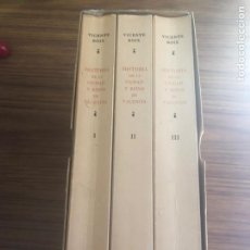 Libros de segunda mano: HISTORIA DE LA CIUDAD Y REINO DE VALENCIA-DON VICENTE BOIX-3 TOMOS EN ESTUCHE-AÑO 1979.