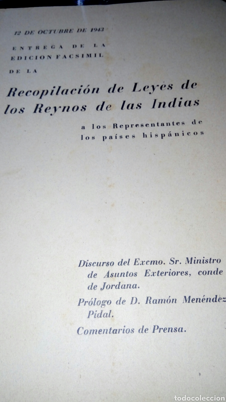 Gebrauchte B&uuml;cher: Recopilaci&oacute;n de las leyes de los reynos de las indias.