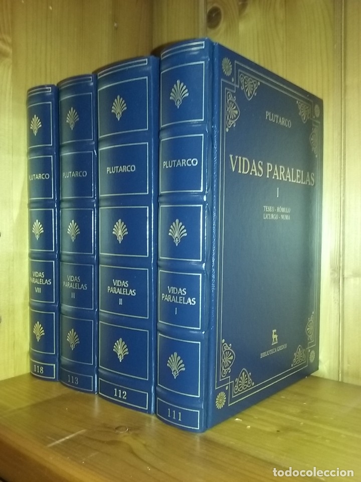 Vidas Paralelas, Plutarco, Biblioteca Gredos, 4 - Vendido En Venta ...