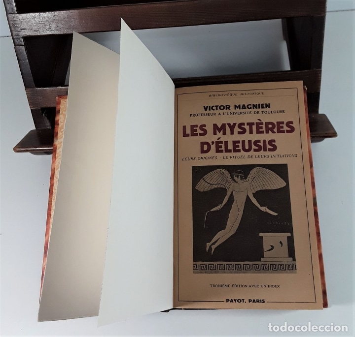 Libros de segunda mano: LES MYSTÈRES DÈLEUSIS. VICTOR MAGNIEN. EDIT PAYOT. PARÍS. 1950. - Foto 4 - 176064273