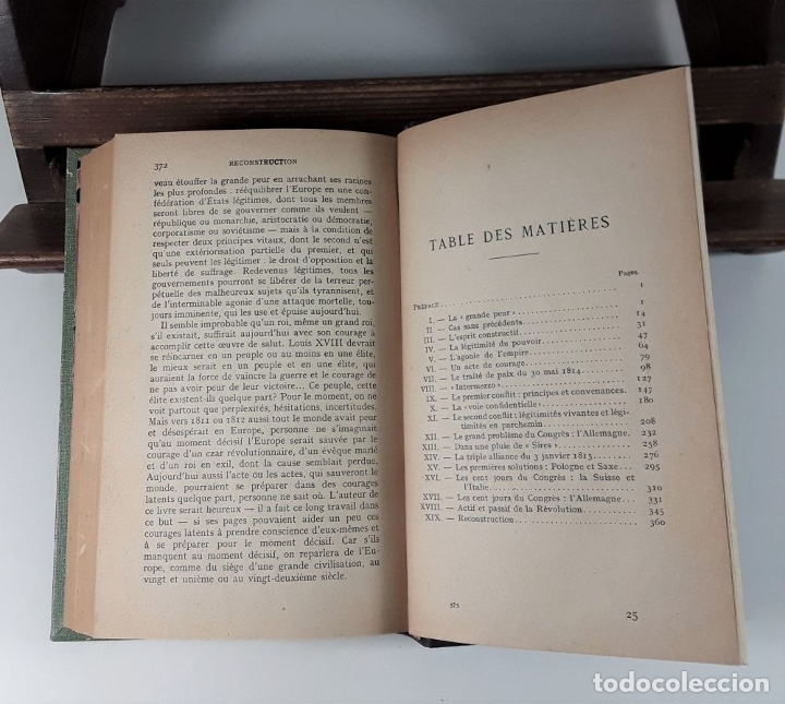 Libros de segunda mano: RECONSTRUCTION TALLEYRAND A VIENNE(1814-1815). G. FERRERO. LBR. PLON. PARÍS. 1940. - Foto 7 - 178173200