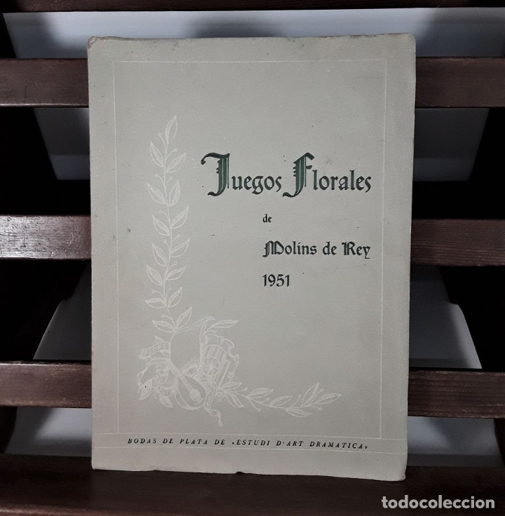 Libros de segunda mano: JUEGOS FLORALES DE MOLINS DE REY. VARIOS AUTORES. ESTUDI DART DRAMATICA. MOLINS DE REY. 1951. - Foto 3 - 179236015