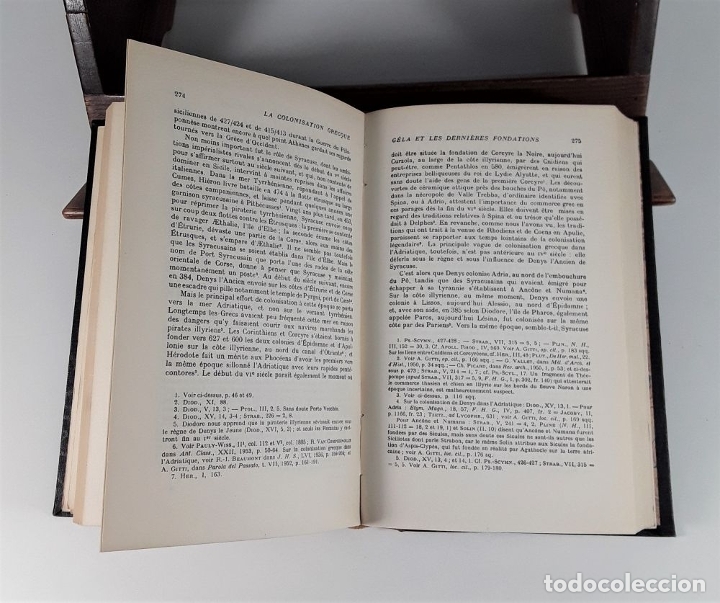 Libros de segunda mano: LA COLONISATION GRECQUE DE LITALIE MÉRIDIONALE. PRESSES UNIVERSATAIRES DE FRANCE. PARÍS. 1957. - Foto 6 - 179254940