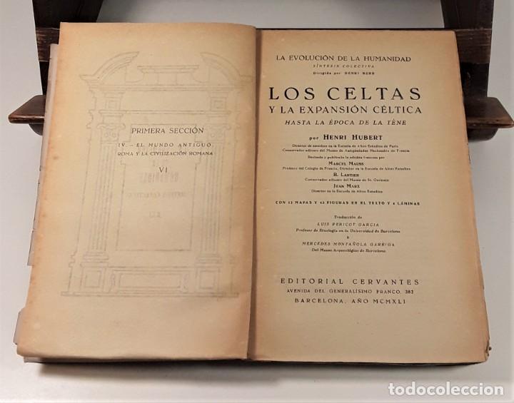 Libros de segunda mano: LOS CELTAS DESDE LA ÉPOCA DE LA TÉNE Y LA CIVILIZACIÓN CÉLTICA. 2 TOMOS. EDIT. CERVANTES. - Foto 4 - 189345253