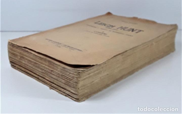 Libros de segunda mano: LEIGH HUNT 1784-1859. L. LANDRÉ. EDIT. LES BELLES-LETTRES. PARÍS. 1936. - Foto 2 - 194383040