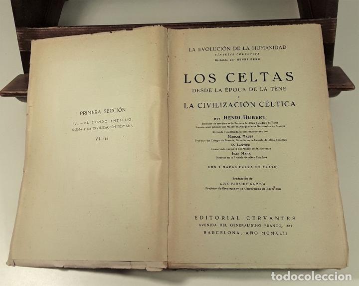 Libros de segunda mano: LOS CELTAS DESDE LA ÉPOCA DE LA TÉNE Y LA CIVILIZACIÓN CÉLTICA. 2 TOMOS. EDIT. CERVANTES. - Foto 15 - 189345253
