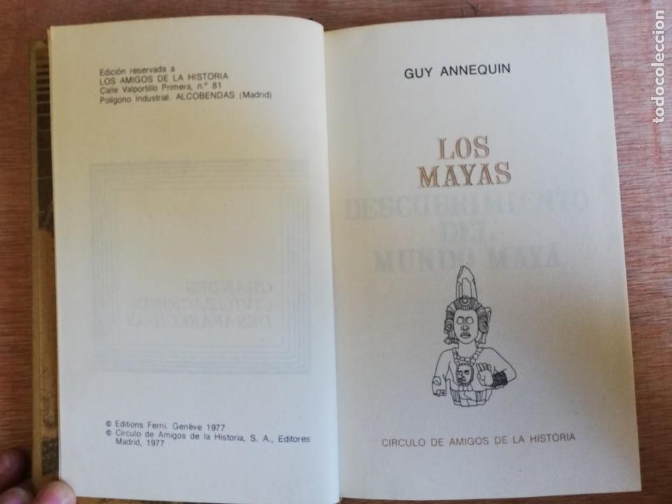 Libros de segunda mano: Los Mayas. Guy Annequin - Foto 3