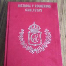 Libros de segunda mano: HISTORIA Y RECUERDOS CARLISTAS - HISTORIA DE LA GUERRA CIVIL Y DE LOS PARTIDOS LIBERAL Y CARLISTA 8. Lote 367362059