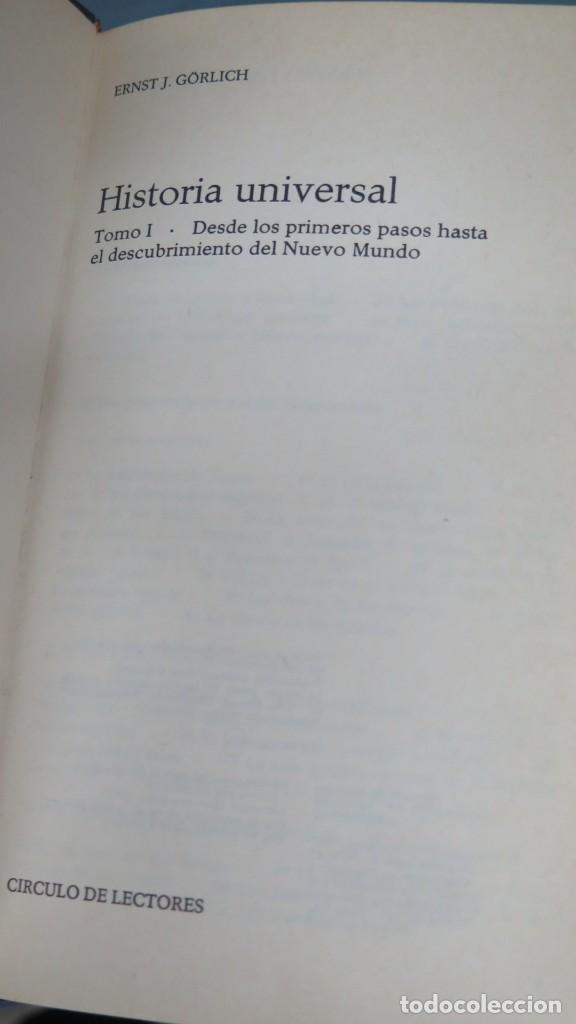 Libros de segunda mano: HISTORIA UNIVERSAL. G&Ouml;RLICH. TOMO I - Foto 2
