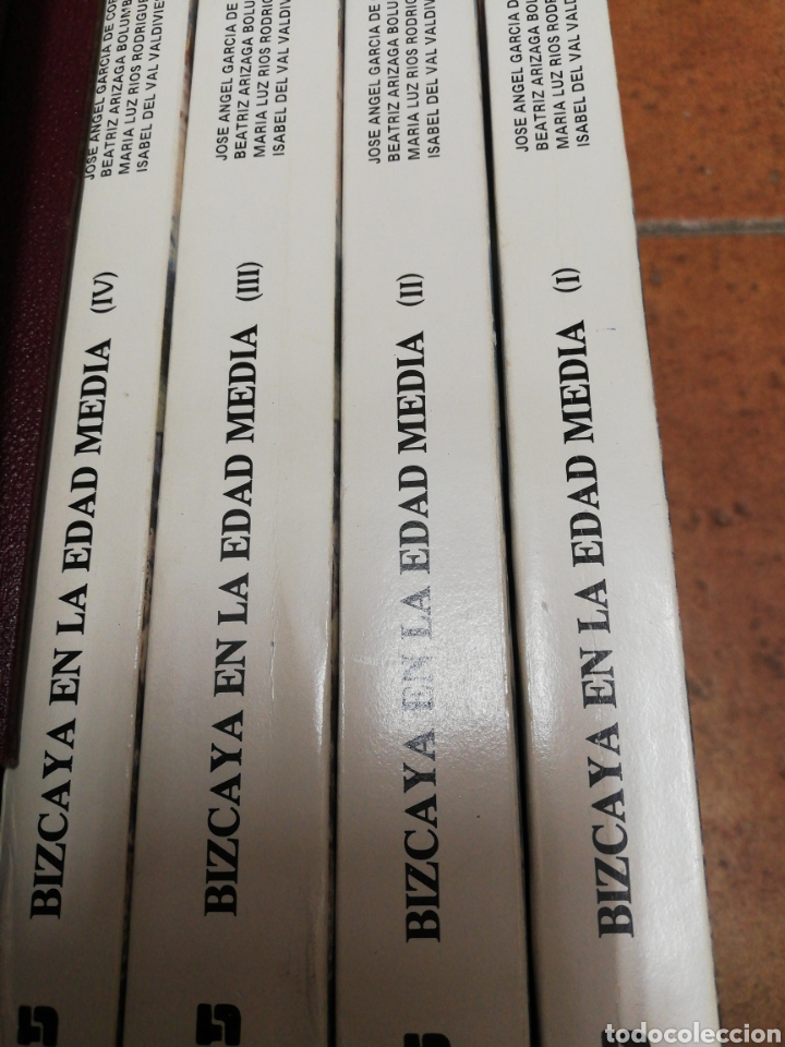 Libros de segunda mano: BIZKAIA EN LA EDAD MEDIA 4 tomos