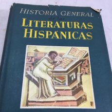 Libros de segunda mano: HISTORIA GENERAL DE LAS LITERATURAS HISPANICAS TOMO I DESDE LOS ORIGENES HASTA 1400. DIAZ-PLAJA 1949. Lote 206537858