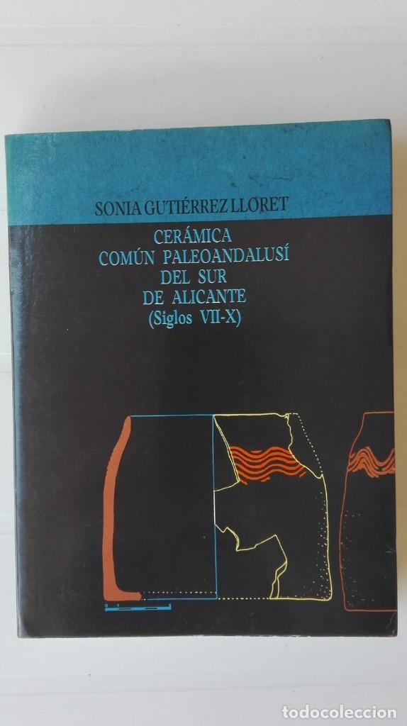 Libri di seconda mano: Cer&aacute;mica com&uacute;n paleoandalus&iacute; del sur de Alicante (siglos VII-X). Autora: Sonia G. Lloret
