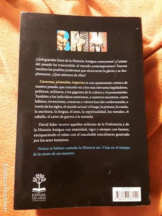Libros de segunda mano: Cavernas, pir&aacute;mides, imperios, de David Solar. - Foto 3