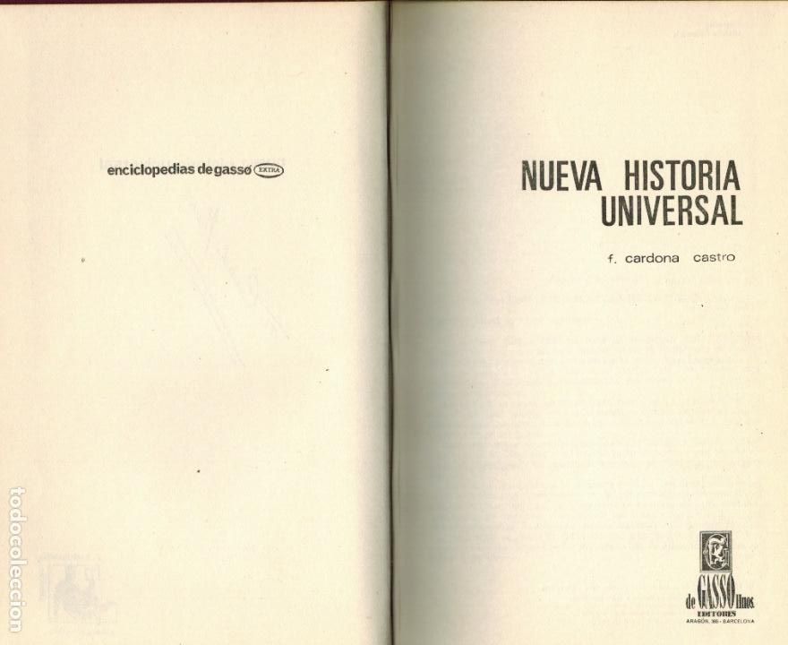 Libros de segunda mano: NUEVA HISTORIA UNIVERSAL - Foto 1
