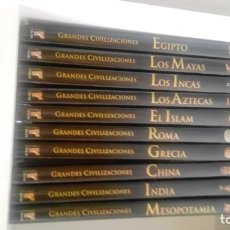 Libros de segunda mano: GRANDES CIVILIZACIONES, 10 TOMOS, VENTA SOLO EN CANARIAS. Lote 213727428