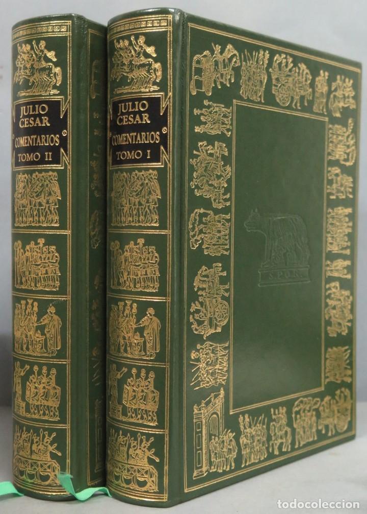 Libros de segunda mano: COMENTARIOS. JULIO CESAR. CIRCULO DEL BIBLIOFILO. 2 TOMOS - Foto 1