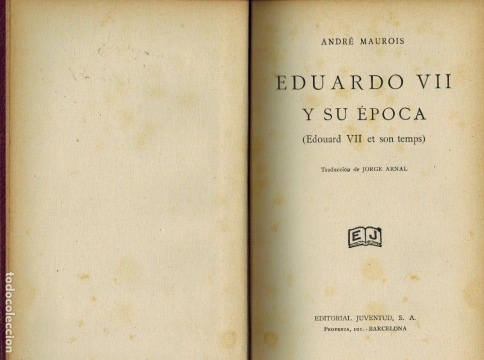 Libros de segunda mano: EDUARDO VII Y SU &Eacute;POCA - Foto 1