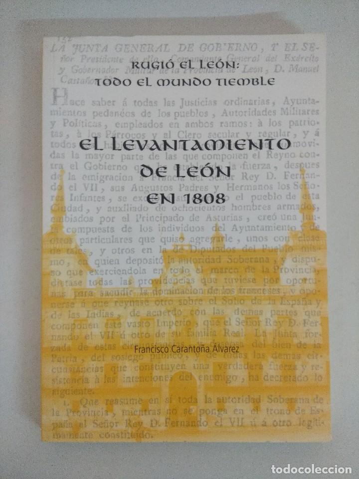 Libros de segunda mano: LIBRO/EL LEVANTAMIENTO DE LEON EN 1808/FRANCISCO CARANTO&Ntilde;A. - Foto 1