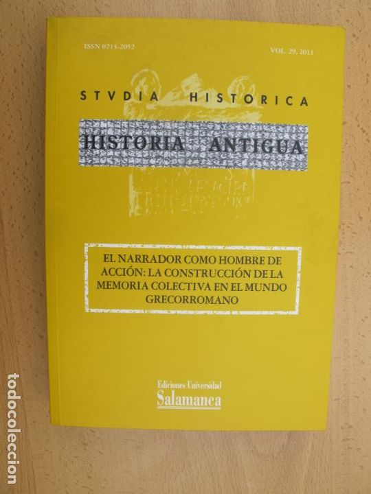 Second hand books: HISTORIA ANTIGUA.- STUDIA HIST&Oacute;RICA. VOL.29/2011. VER &Iacute;NDICES.