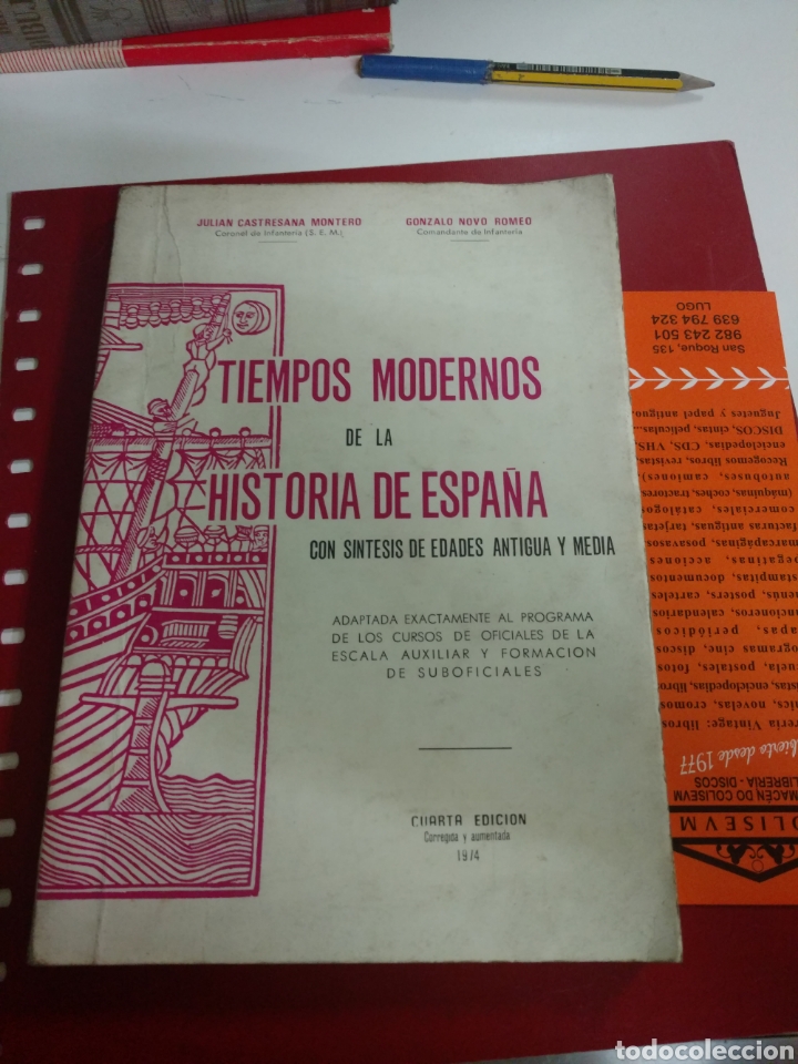 Libros de segunda mano: TIEMPOS MODERNOS DE LA HISTORIA DE ESPA&Ntilde;A Con s&iacute;ntesis de Edades Antigua y Media 1974