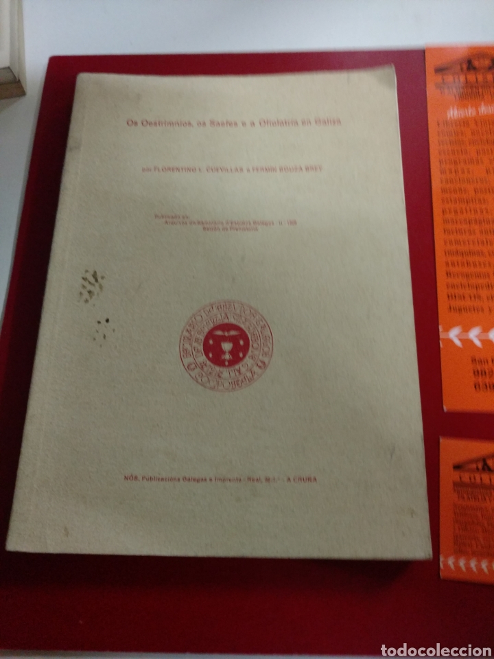 Libri di seconda mano: Os Oestrimnios,os Saefes e a Ofiolatria en Galiza . Florentino Cuevillas e Ferm&iacute;n Bouza Brey .Ed fas