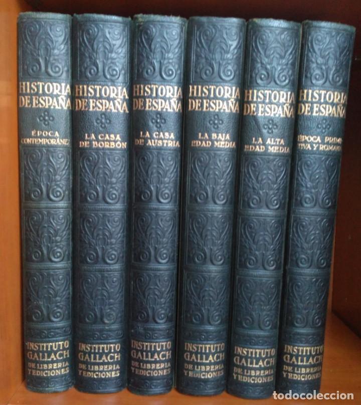 Livres d'occasion: HISTORIA DE LA ESPA&Ntilde;A. GRAN HISTORIA GENERAL DE LOS PUEBLOS HISPANOS. 6 TOMOS A&Ntilde;O 1958