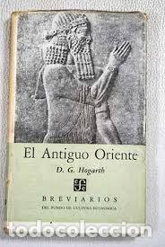 Libros de segunda mano: el antig&uuml;o oriente D G Hogarth