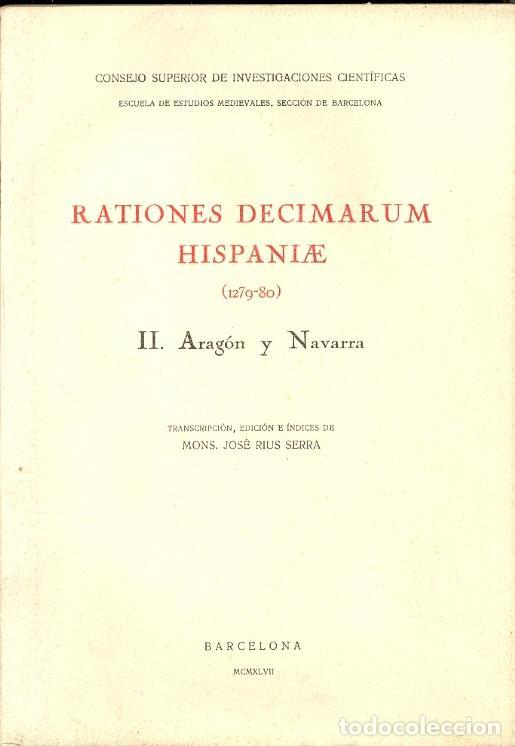 Libros de segunda mano: Rationes decimarum hispaniae (1279-80). I. - Foto 2