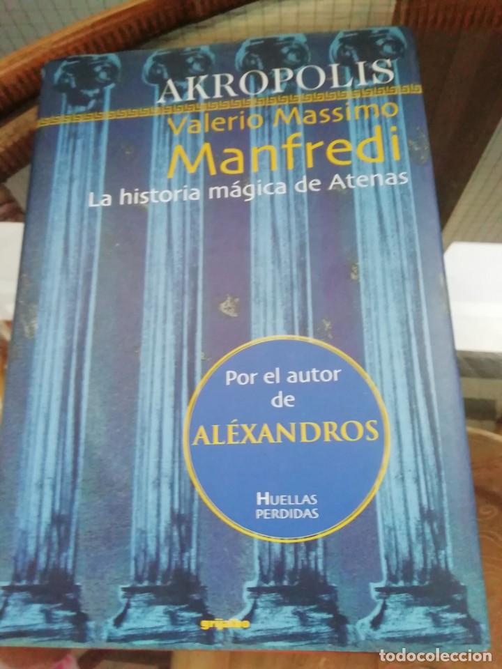 Livres d'occasion: Akropolis de Massimo Manfredi la historia m&aacute;gica de Atenas. Tapas duras