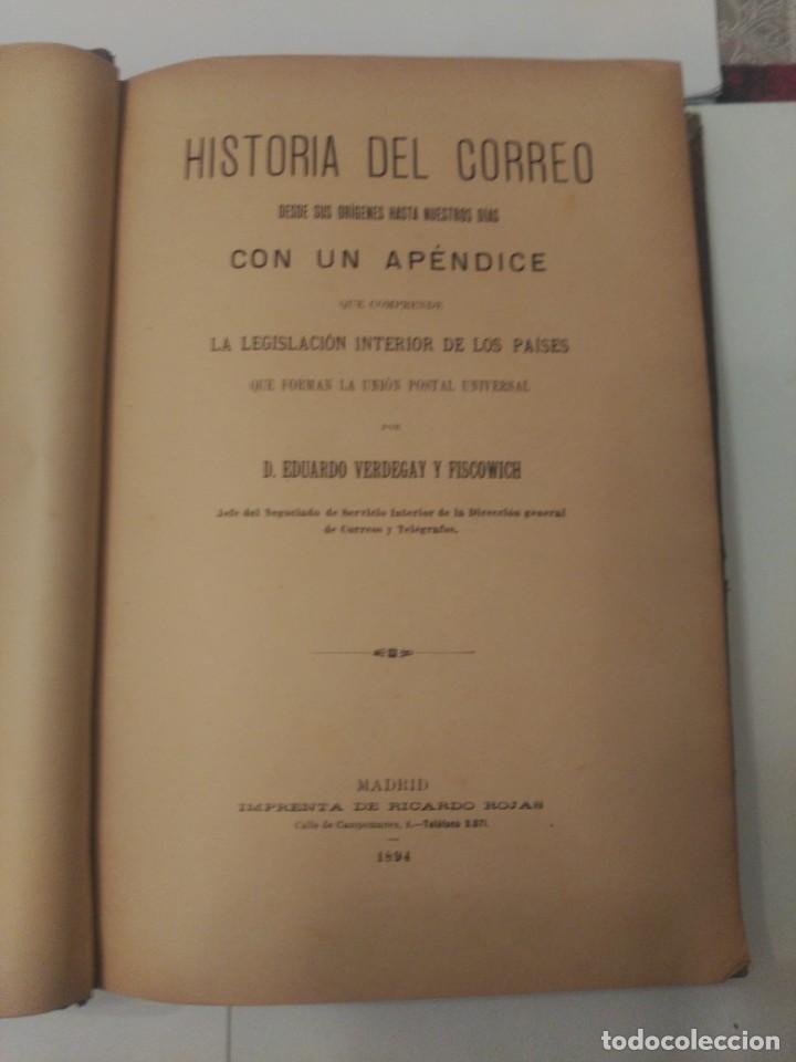 Libros de segunda mano: Historia de Correos - Foto 1