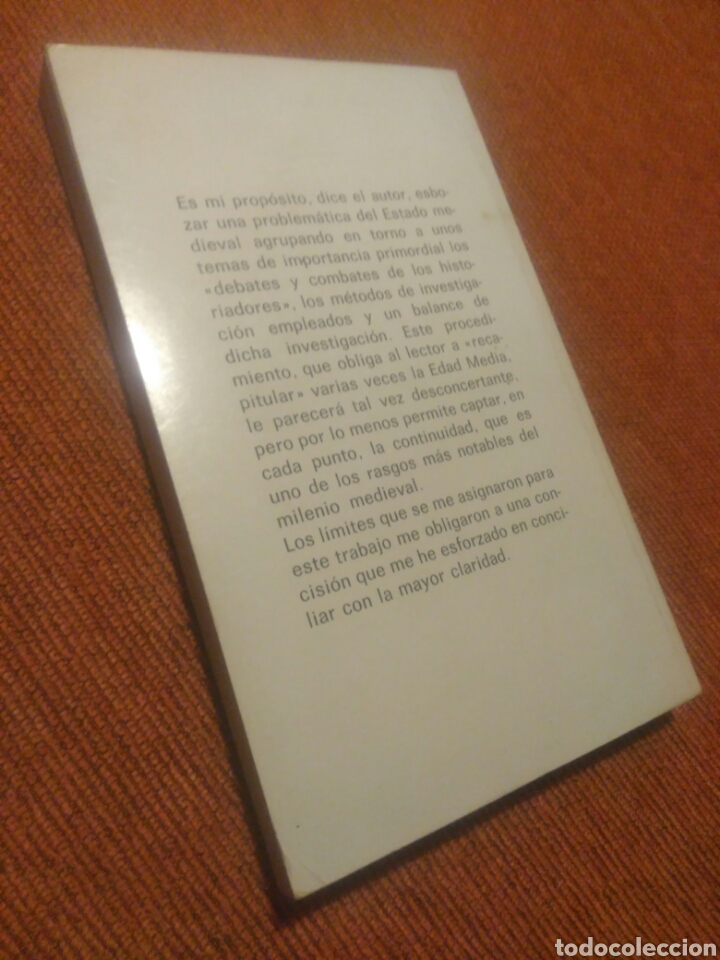 Libros de segunda mano: Ren&eacute; Fedou. El estado en la edad media. - Foto 3