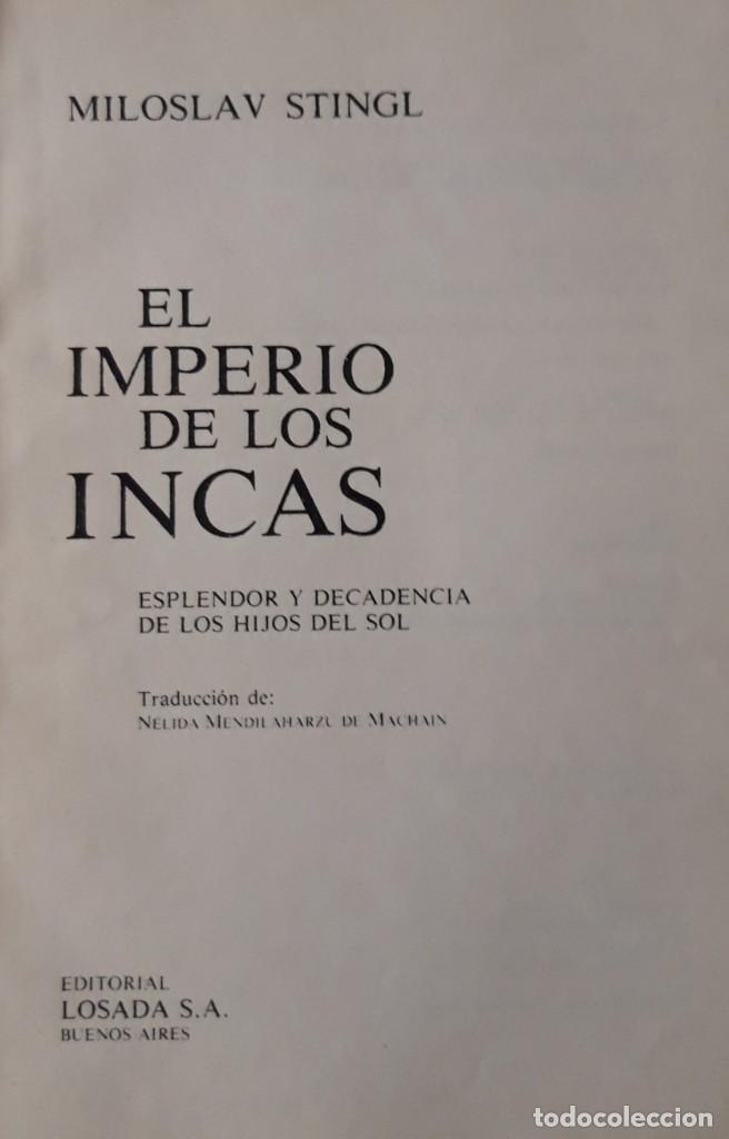 Libros de segunda mano: EL IMPERIO DE LOS INCAS - Foto 2