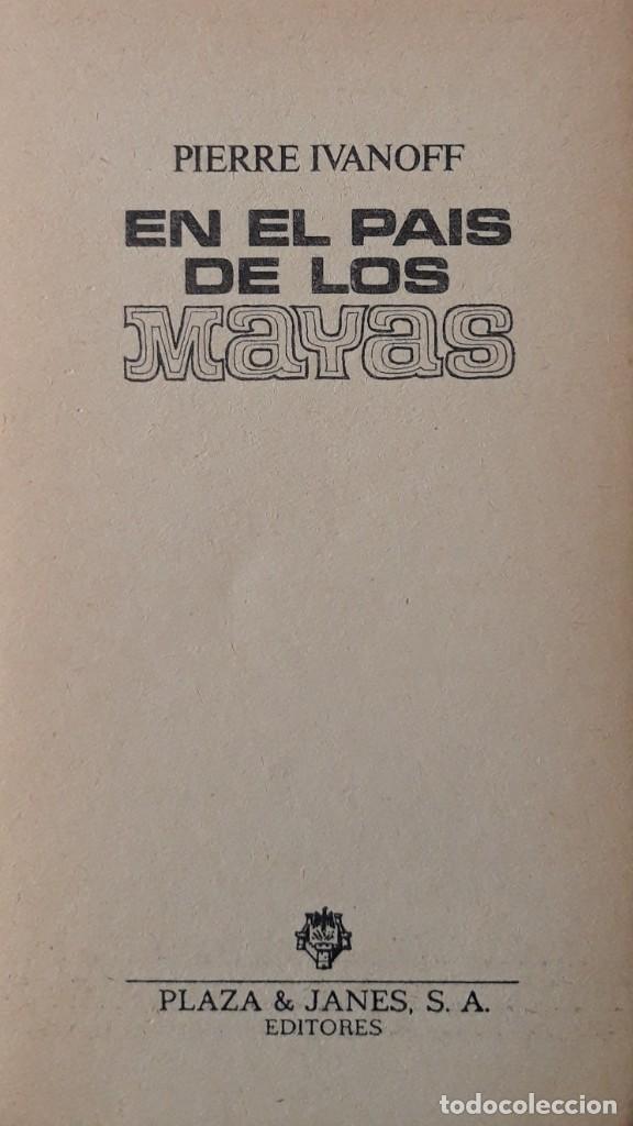 Libros de segunda mano: EN EL PAIS DE LOS MAYAS. - Foto 2