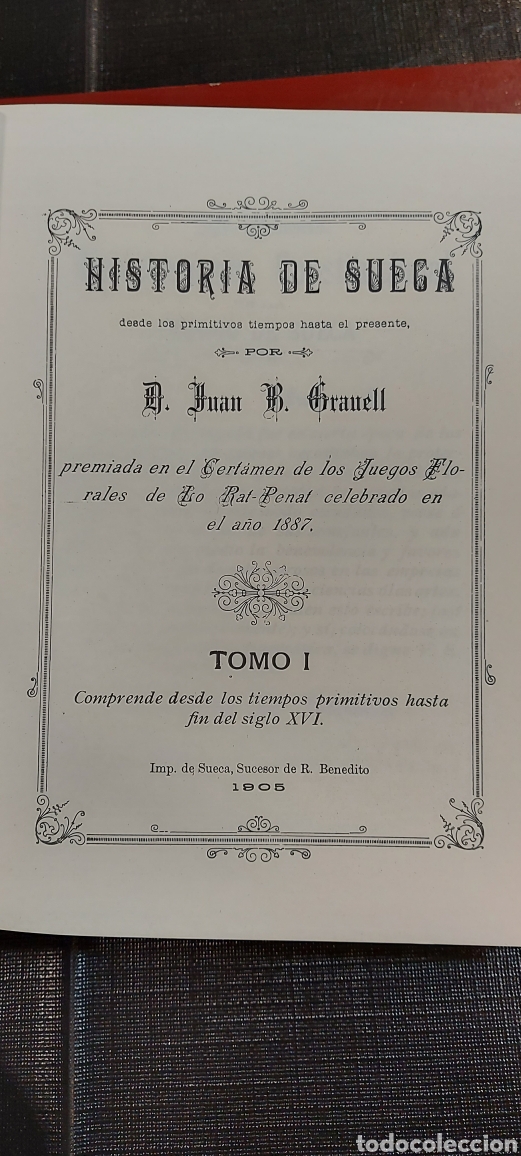 Libros de segunda mano: Historia de Sueca,facsimil - Foto 1