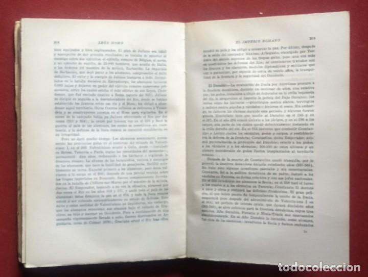 Libros de segunda mano: EL IMPERIO ROMANO - LEON HOMO. - Foto 5