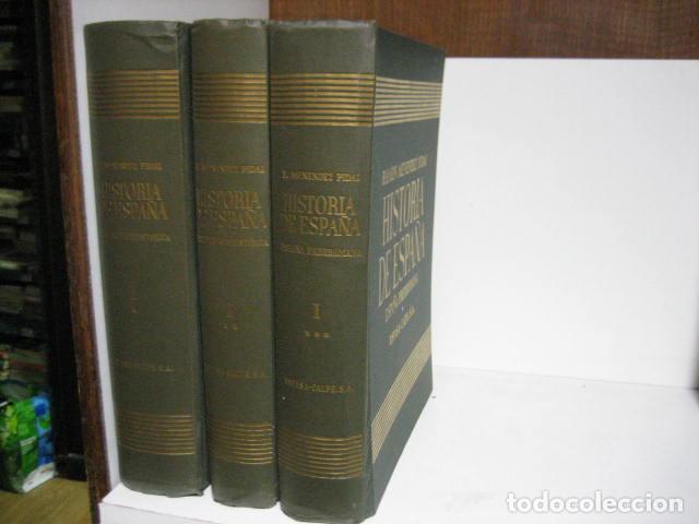 Second hand books: Historia de Espa&ntilde;a prehist&oacute;rica, protohist&oacute;rica y prerromana, 3 Vol&uacute;menes, Men&eacute;ndez PidaHistoria de