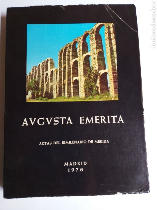 Second hand books: Augusta Em&eacute;rita. Astas Simposio Internacional conmemorativo bimilenario de M&eacute;rida. 1975 Arte romano