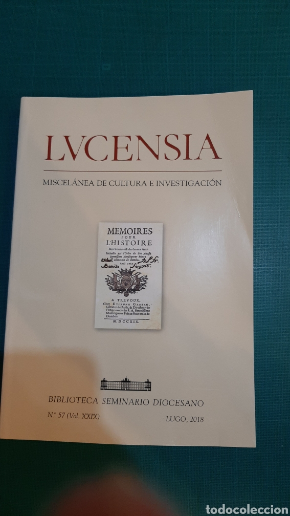 Gebrauchte B&uuml;cher: LVCENSIA CULTURA Y INVESTIGACI&Oacute;N N&Uacute;MERO 57 LUGO 2018 LIBRERIA O ALMAC&Eacute;N DO COLISEVM