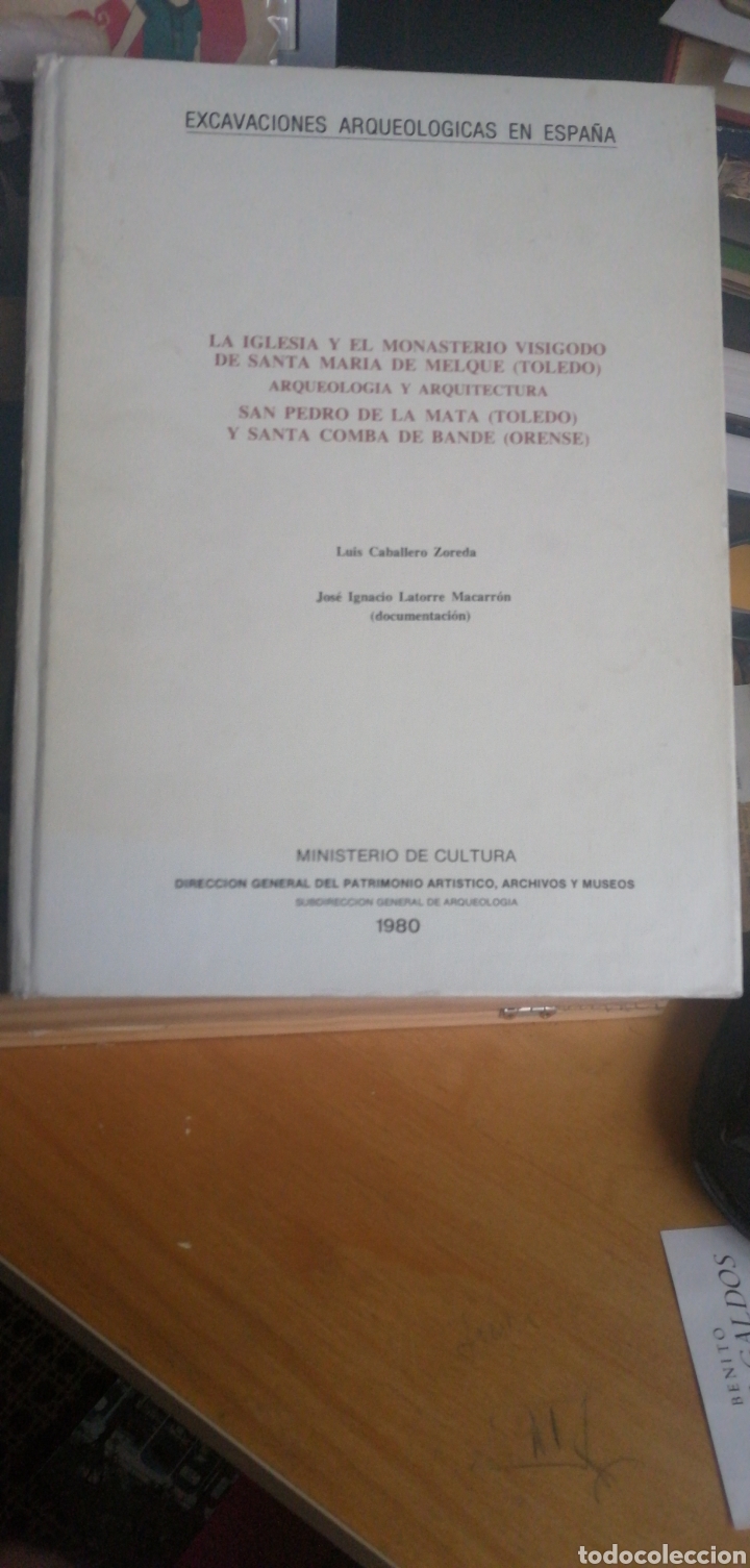 Libri di seconda mano: EXCAVACIONES ARQUEOLOGICAS EN ESPA&Ntilde;A. LA IGLESIA Y EL MONASTERIO VISIGODO DE SANTA MARIA DE MELQUE (