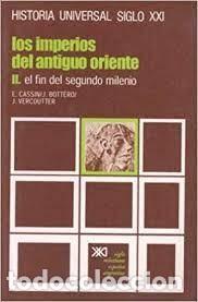 Second hand books: los imperios del antig&uuml;o oriente II el fin del segundo milenio E Cssin J Bottero J Vercoutter