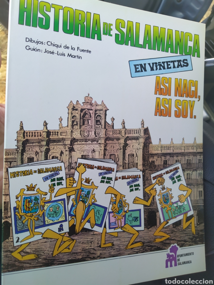 Second hand books: Historia de Salamanca en vi&ntilde;etas as&iacute; naci&oacute; as&iacute; soy