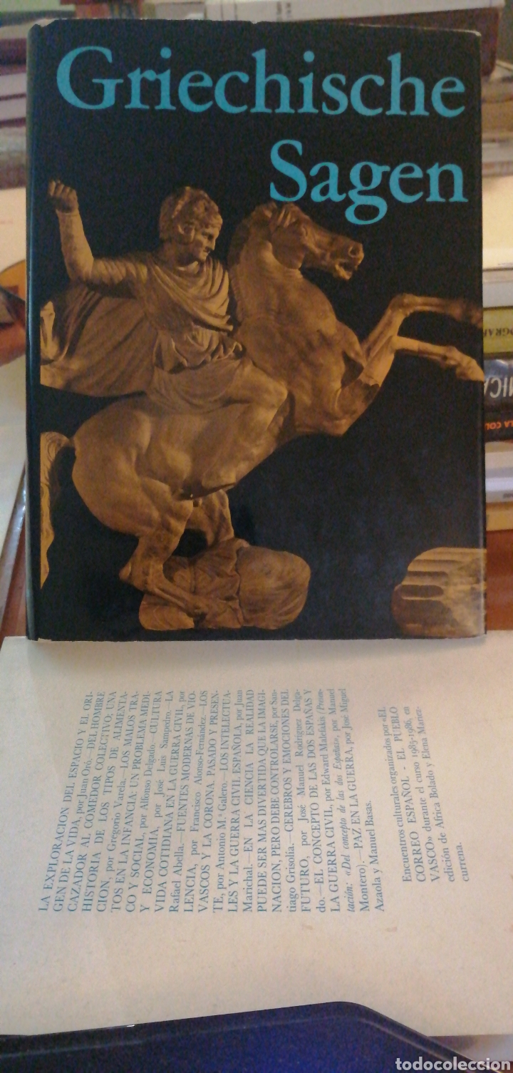 Gebrauchte B&uuml;cher: Griechische Sagen (Leyendas griegas). Richard Carstensen. Ensslin & Laiblin Reutlingen, 1954. In 4&ordm;