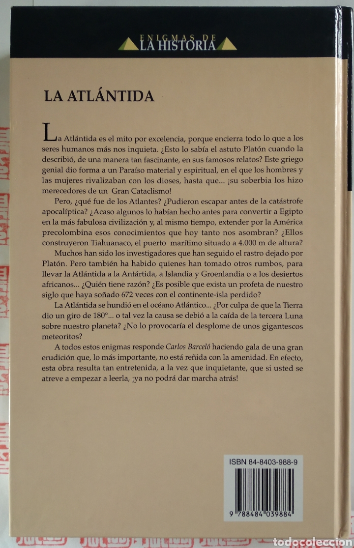 Libros de segunda mano: La Atl&aacute;ntida. Carlos Barcel&oacute; - Foto 2